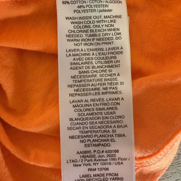 Adidas Orange Graphic T-Shirt (youth Large 14/16) - Picture 5 of 5